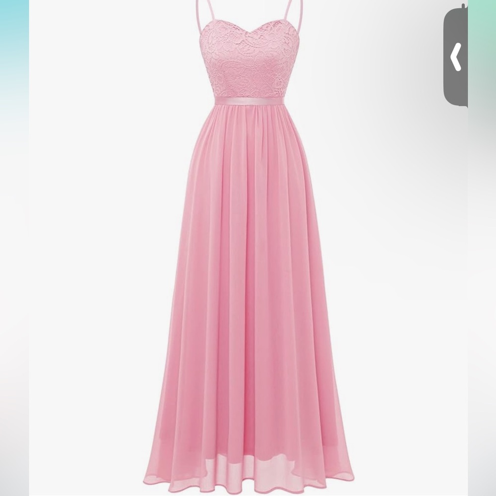 Im selling this dress, it’s only been worn one time. Beautiful pink color!